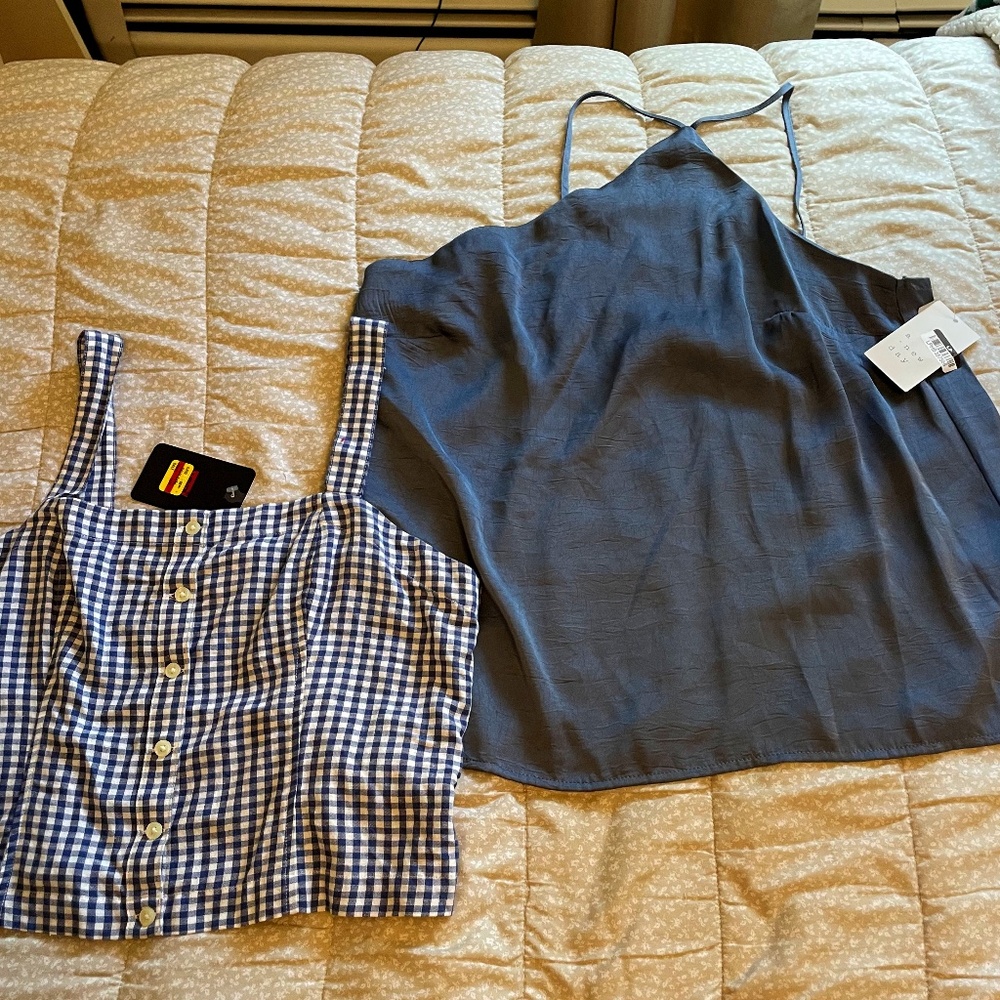 Lot of 2 Junior Tops Size Large, NWT